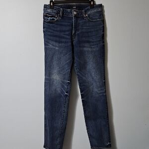 Express Men's Dark Blue Slim Jeans Size 30x32